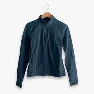 FLX Women’s Activewear Quarter Zip Top Warrior Green Small